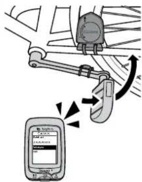 Bryton Rider 20 plus - Installer le Capteur de vitesse/cadence/ double (optionnel) - 13
