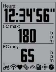 Bryton Rider 20 plus - Affichage du compteur - 4