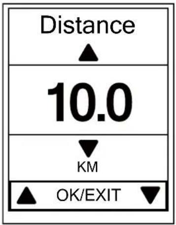 Bryton Rider 20 plus - Circuit par rapport à la distance - 1