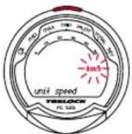 TRELOCK FC 525 - Choice between km/h and m/h - 5