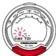 TRELOCK FC 525 - Entering and changing the PIN time - 2