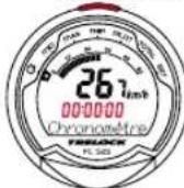 TRELOCK FC 525 - Départ, arrêt et réinitialisation du chronomètre - 1
