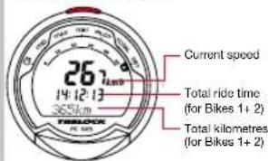 TRELOCK FC 525 - Setting of day kilometre counter - 1