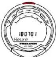 TRELOCK FC 525 - Réglage de l'heure actuelle - 5