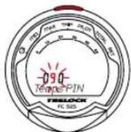 TRELOCK FC 525 - Saisie et modification du code PIN - temps - 4