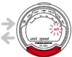 TRELOCK FC 525 - Choice between km/h and m/h - 4