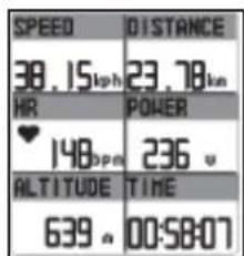 TIMEX Cycle Trainer 2.0 W280 - Configuring CusTom pages - 5