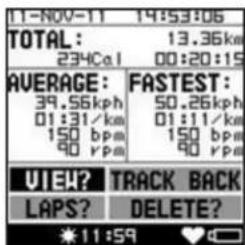 TIMEX Cycle Trainer 2.0 W280 - ChoiSir deS ParCourS eT viSualiSer deS donneeS - 2