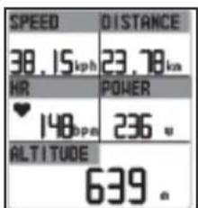 TIMEX Cycle Trainer 2.0 W280 - Configuring CusTom pages - 4