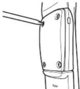 PIONEER SGYPM900H90 - Afloje los tornillos del transmisor y retire la tapa. - 2