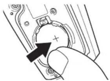 PIONEER SGYPM900H90 - Install the new battery (CR2032). - 2