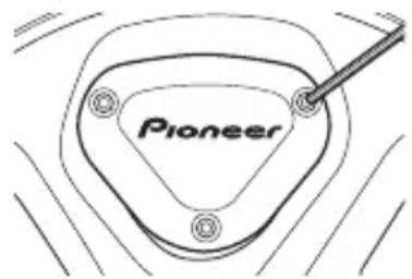 PIONEER SGYPM910H - Déposez le couvercle. - 1