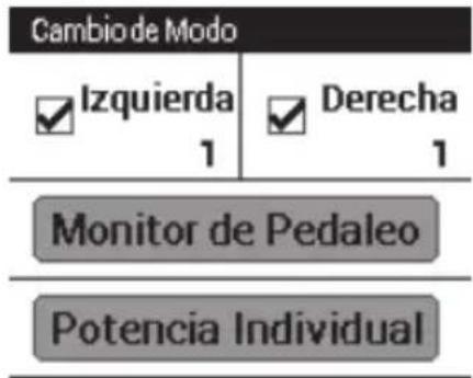 PIONEER SGYPM910HL - Cambiar al modo de supervisión de pedaleo - 1