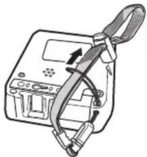 PIONEER SGXCA900 - Befestigen Sie die Schlaufe am Gerät. - 1