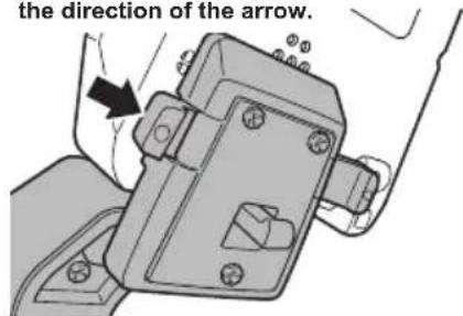 PIONEER SGXCA900 - Push the fixed lever into the left. - 1