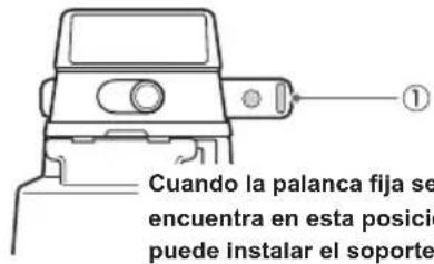 PIONEER SGXCA900 - Compruebe la posicón de la palanca fija en el soporte. - 1