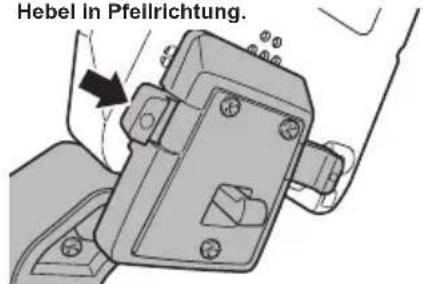 PIONEER SGXCA900 - Drucken Sie den festen Hebel nach links. - 1