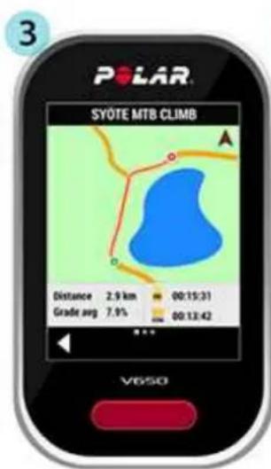 POLAR V650 - ACTIVEZ LA FONCTION STRAVA LIVE SEGMENTS® SUR VOTRE POLAR V650. - 3