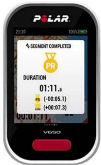 POLAR V650 - S'ENTRAJNER AVEC STRAVA LIVE SEGMENTS - 9