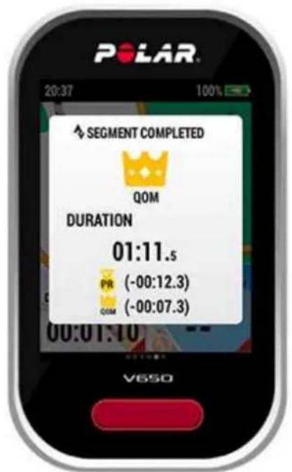 POLAR V650 - S'ENTRAJNER AVEC STRAVA LIVE SEGMENTS - 8