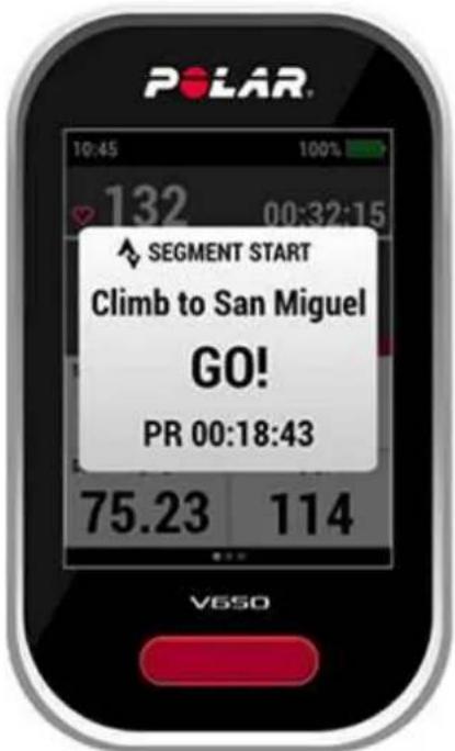 POLAR V650 - S'ENTRAJNER AVEC STRAVA LIVE SEGMENTS - 4