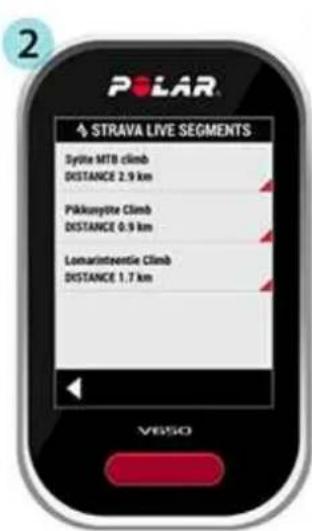 POLAR V650 - ACTIVEZ LA FONCTION STRAVA LIVE SEGMENTS® SUR VOTRE POLAR V650. - 2