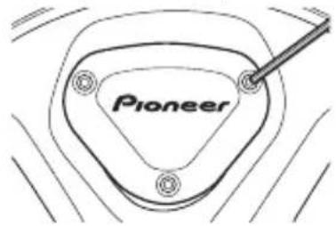 PIONEER SGXCA500S - Rechterzender (schroeven: 3 x) - 1