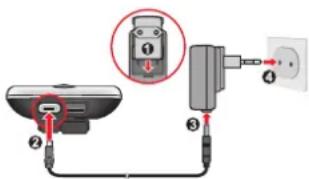 MIO Cyclo 205 - Charger la batterie - 1