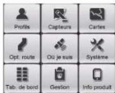 MIO Cyclo 205 - Personnaliser votre appareil - 1
