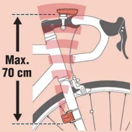 CAT EYE Urban Wireless plus CCVT245W - Monter le capteur de vitesse - 3