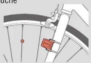 CAT EYE Urban Wireless plus CCVT245W - Monter le capteur de vitesse - 2