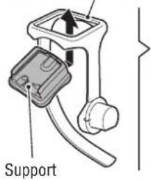 CAT EYE Urban Wireless plus CCVT245W - Monter le support - 2
