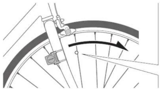 CAT EYE Urban Wireless plus CCVT245W - Monter l'aimant - 1