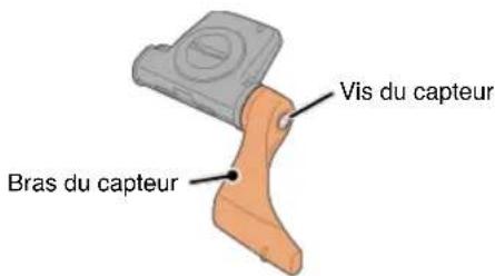 CAT EYE Strada Smart CCRD500B - Attachez temporairement le capteur sur la gauche de la base arrêté. - 1