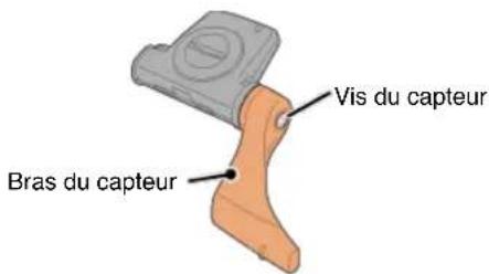 CAT EYE Strada Smart CCRD500B - Attachez temporairement le capteur sur la gauche de la base arrêté. - 1