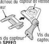 CAT EYE Stealth evo plus CCGL51 - Fixez temporairement le capteur de vitesse - 2