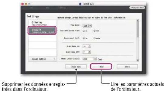 CAT EYE Stealth evo plus CCGL51 - Cliquez sur [STEALTH] pour modifier les réglages - 1