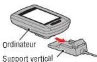 CAT EYE Stealth evo plus CCGL51 - Mettez l'ordinateur sur le support vertical - 1