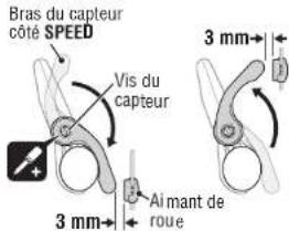CAT EYE Stealth evo plus CCGL51 - Reglez la distance à l'aimant - 2