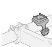 CAT EYE Stealth evo plus CCGL51 - Fixation du support FlexTight™ au guidon - 1