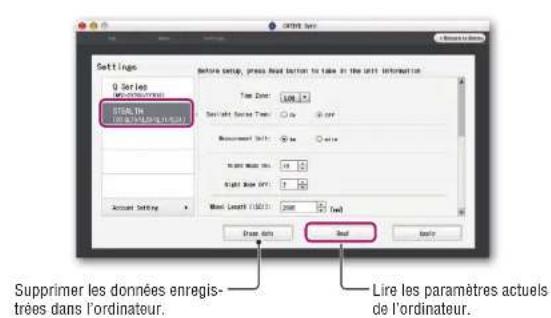 CAT EYE Stealth evo plus CCGL51 - Cliquez sur [STEALTH] pour modifier les réglages - 2