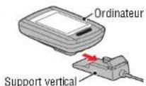 CAT EYE Stealth evo CCGL11 - Mettez l'ordinateur sur le support vertical - 1