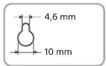 SONY HTCT390 - Schrauben, die für die Löscher in den Halterungen geeignet sind, bereitlegen (nicht mitgeliefert). - 2
