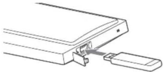 SONY HTCT390 - Raccordez le périphérique USB au port (USB). - 1