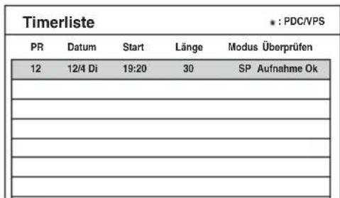 SONY DARRD100 - Manuelles Einstellen des Timers (Standard) - 4