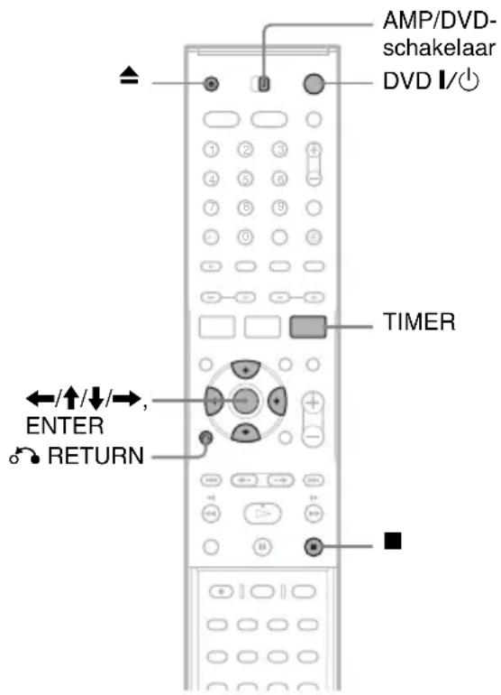SONY DARRD100 - De timer handmatig instellen (Standaard) - 1