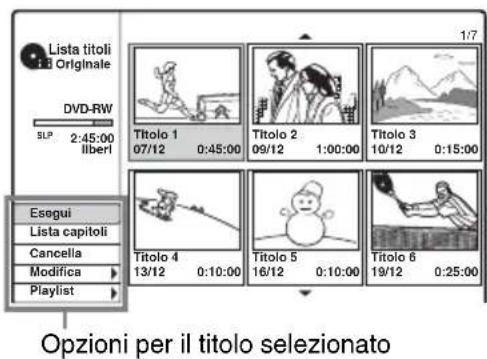 SONY DARRD100 - Selezionare un titolo e premere ENTER. - 1