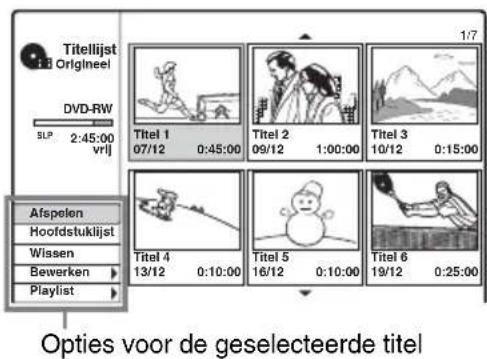 SONY DARRD100 - Selecteer een titel en druk op ENTER. - 1
