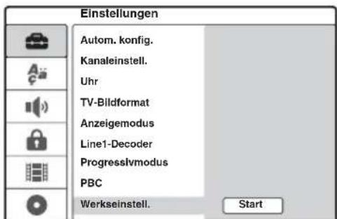 SONY DARRD100 - Zurücksetzen des Recorders - 1