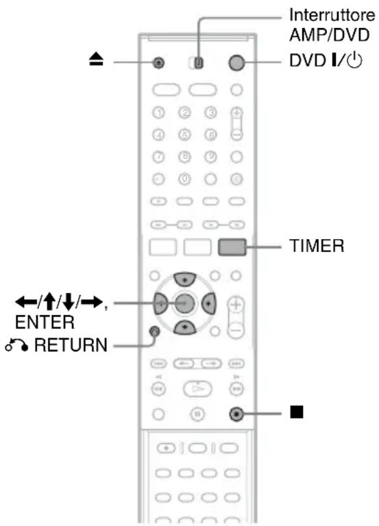 SONY DARRD100 - Impostazione manuale del timer (Standard) - 1